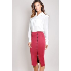 Tfnc Isma Side Split Midi Skirt