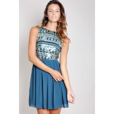 Tfnc Sarah Patterned Sequin Dress