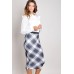 Tfnc Iris Plaid Print Pencil Skirt