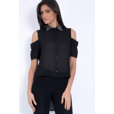Tfnc Chantel Open Shoulder Blouse