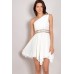 Tfnc Hayven One Shoulder Grecian Drape Dress