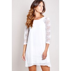 Tfnc Agathe Long-sleeved Swing Dress