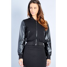 Tfnc Bloom Jacket With Pvc Sleeves