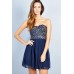 Tfnc Tami Sequin Bandeau Dress