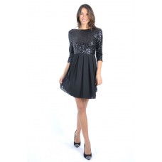 Tfnc Sarah Sequin Baby Doll Dress