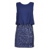 Tfnc Michelle Blouson Top Sequin Dress