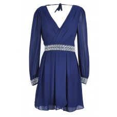 Tfnc Iman Wrap Embellished Dress