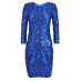 Tfnc Calla Baroque Sequin Dress