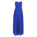 Tfnc Elida Blue Chiffon Maxi Dress