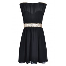 Tfnc Kristen Sequin Fit And Flare Dress