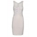 Tfnc Hologram Body Con Midi Dress