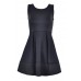 Tfnc Lila Textured Fit And Flare Dress