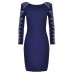 Tfnc Carissa Embellished Sleeve Body Con Dress