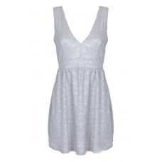 Tfnc Dontell Textured Fit And Flare Dress