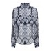 Tfnc Etty Monochrome Baroque Print Blouse