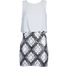 Tfnc Michelle Diamond Embellished Dress