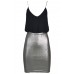 Tfnc Annie Black Metallic Cami Dress