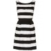 Tfnc Carrington Stripe Fit And Flare Dress