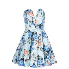 Tfnc Geri Floral Bandeau Dress