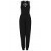 Tfnc Louisa Black Lace Jumpsuit