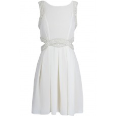 Tfnc Malaga Embellished Cut Out Dress