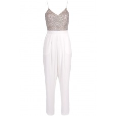 Tfnc Poly Cut Out Sequin Jumpsuit