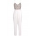 Tfnc Poly Cut Out Sequin Jumpsuit
