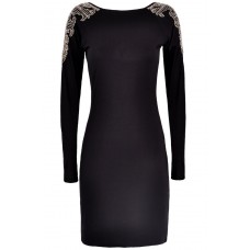 Tfnc Selfie Embellished Bodycon Dress