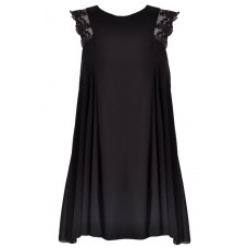 Tfnc Michelle Lace Shoulder Swing Dress