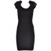 Tfnc Daria Black Bodycon Midi Dress