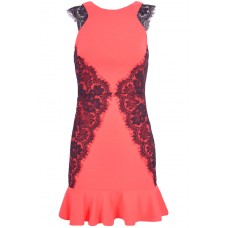Tfnc Vanille Lace Detail Dress