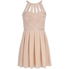 Tfnc Cage Embellished Cut Out Dress