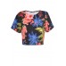 Tfnc Jane Floral Print Crop Top
