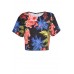 Tfnc Jane Floral Print Crop Top