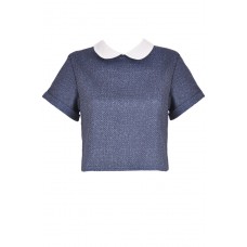 Tfnc Hayley Collar Crop Top