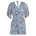 Tfnc Cameo Floral Chiffon Playsuit