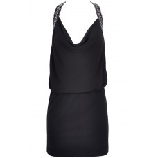 Tfnc Amorella Cowl Neck Embellished Dress