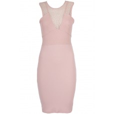 Tfnc Blush Bodycon Midi Dress