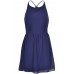 Tfnc Fallabell Navy Chain Back Dress