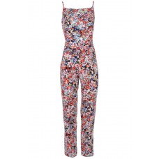 Tfnc Floral Print Cross Back Jumpsuit