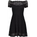 Tfnc Azture Lace Off Shoulder Dress