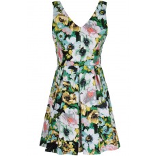 Tfnc Andy Floral Fit And Flare Dress