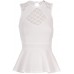 Tfnc Hilda Lace Peplum Top