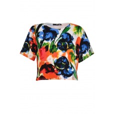 Tfnc Jane Floral Print Crop Top