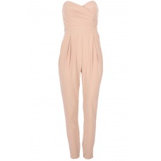 Tfnc Staley Beige Bandeau Jumpsuit