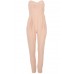 Tfnc Staley Beige Bandeau Jumpsuit