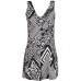 Tfnc Lisa Optical Illusion Print Playsuit