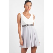 Tfnc Janet Bis Embellished Fit And Flare Dress