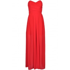 Tfnc Elida Red Chiffon Maxi Dress