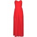 Tfnc Elida Red Chiffon Maxi Dress